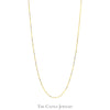 10k Yellow Gold 18 Inch Box Link Chain with Lobster Clasp - Thumbnail 1