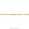 10k Yellow Gold 18 Inch Box Link Chain with Lobster Clasp - Thumbnail 2