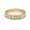 3/4cttw Channel Set 9 Round Diamond Band in 14k Yellow Gold - Size 8 - Thumbnail 1