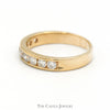 3/4cttw Channel Set 9 Round Diamond Band in 14k Yellow Gold - Size 8 - Thumbnail 3