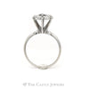 1cttw 7 Diamond Cluster Ring in 14k White Gold - Thumbnail 2