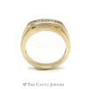 Men's Nick Set 1/2cttw 5 Diamond Band in 10k Two Tone Gold - Thumbnail 2