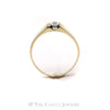 Men's 4 Round Cut Vertical Diamond Ring in 14KT Yellow Gold - Thumbnail 2