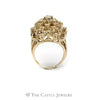Dome Shaped 2cttw Diamond Cluster Ring in 14k Yellow Gold - Thumbnail 2