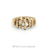 Cage Style Ring in 14KT Yellow Gold - Thumbnail 1