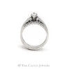 1cttw Marquise Diamond Soldered Bridal Set with Diamond Bands in 14k White Gold - Thumbnail 2