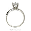 1.02ct Diamond Solitaire Engagement Ring in 14k White Gold - I1 H - Thumbnail 2