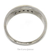 Men's 1/4cttw Nick Set Diamond Wedding Band in 14k White Gold - Thumbnail 2