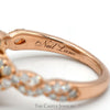 Neil Lane Designer Pear Cut Moonstone Ring with Diamond Accented Twisted Sides in 14k Rose Gold - Thumbnail 3