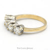 1cttw Four Round Brilliant Cut Diamond Band in 14k Yellow Gold - Thumbnail 3