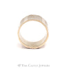 14k Yellow Gold 10mm Grooved and Polished Band - Thumbnail 2