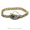7" Double 2CTTW Diamond Rope Chain with Safety Chain in 14KT Yellow Gold - Thumbnail 4