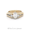 1.25CTTW Marquise Cut Bridal Set with Soldered Diamond Accents Band in 14KT Yellow Gold - Thumbnail 1