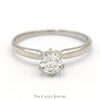 .59CT Round Cut Diamond Solitaire Engagement Ring in 14KT White Gold - Thumbnail 1