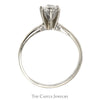 .59CT Round Cut Diamond Solitaire Engagement Ring in 14KT White Gold - Thumbnail 2