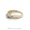 1CTTW Ever US Bypass Designed Engagement Ring in 14KT Yellow Gold - Thumbnail 4