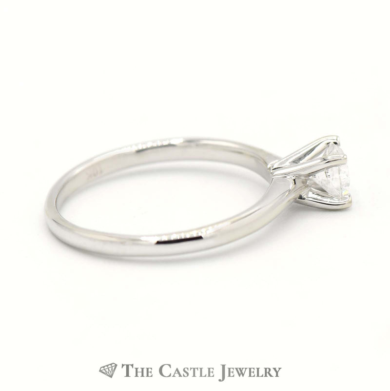 .40ct Round Diamond Solitaire Engagement Ring in 10k White Gold