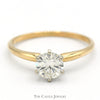 .67ct Round Diamond Solitaire Engagement Ring in 14k Yellow Gold - Thumbnail 1