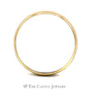 10k Yellow Gold 4mm Polished Wedding Band Size 11.25 - Thumbnail 2
