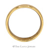 14k Yellow Gold 5.5mm Polished Wedding Band with Milgrain Edge Size 10.25 - Thumbnail 2