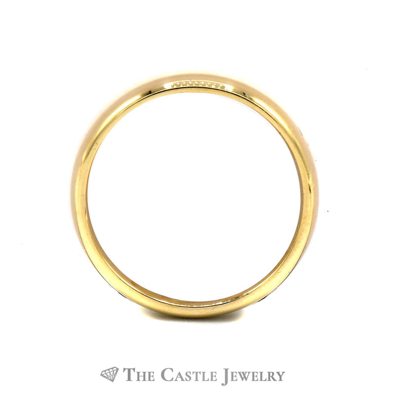 14k Yellow Gold 4mm Polished Wedding Band Size 10