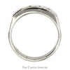 Men's Channel Set 5 Diamond Band in 14k White Gold - Thumbnail 2
