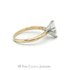 .70CT Marquise Cut Diamond Solitaire Engagement Ring in 14KT Yellow Gold - Thumbnail 2