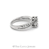 1CTTW Ever Us Bypass Designed Engagement Ring in 14KT White Gold - Thumbnail 3