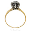1/2cttw Round Shaped 7 Diamond Cluster Ring in 14k Yellow Gold - Thumbnail 2