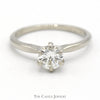 .62ct Round Diamond Solitaire Engagement Ring in 14k White Gold - Thumbnail 1