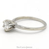 .62ct Round Diamond Solitaire Engagement Ring in 14k White Gold - Thumbnail 3