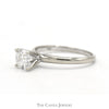 Lab Grown 1ct SI2 E Diamond Solitaire Engagement Ring in 14k White Gold - Thumbnail 3