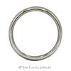 10k White Gold 4mm Polished Wedding Band Size 5 - Thumbnail 2