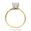 .98ct Princess Cut Diamond Solitaire Engagement Ring in 14k Yellow Gold - Thumbnail 2