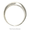 1/2cttw Nick Set 9 Diamond Band in 14k White Gold - Thumbnail 2