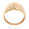 Hammered Dome Style Ring in 14k Rose Gold - Thumbnail 2