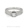 Neil Lane Diamond Solitaire with Diamond Accents Bridal Ring in 14KT White Gold - Thumbnail 1