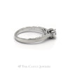 Neil Lane Diamond Solitaire with Diamond Accents Bridal Ring in 14KT White Gold - Thumbnail 3
