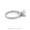 1ct SI2, H Round Diamond Solitaire Engagement Ring in Platinum - Thumbnail 3