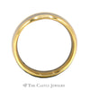 14k Two Tone Yellow and White Gold 6mm Polished Wedding Band Size 10.25 - Thumbnail 2