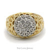 Kentucky Diamond Cluster Ring in 10k Yellow Gold - Thumbnail 1