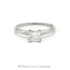 .79CT Princess Diamond Solitaire Engagement Ring in 14KT White Gold - Thumbnail 1
