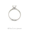 .79CT Princess Diamond Solitaire Engagement Ring in 14KT White Gold - Thumbnail 2