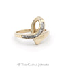 .50CTTW Baguette Cut Diamond Fancy Loop Ring in 10KT Yellow Gold - Thumbnail 1