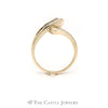 .50CTTW Baguette Cut Diamond Fancy Loop Ring in 10KT Yellow Gold - Thumbnail 2