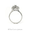 .50CTTW Marquise Shaped Diamond Cluster Ring in 14KT White Gold - Thumbnail 2
