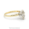 .74ct Marquise Cut Diamond Solitaire Engagement Ring in 14k Yellow Gold - Thumbnail 3