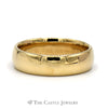 10k Yellow Gold Polished Wedding Band Size 10.25 - Thumbnail 1