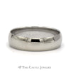 10k White Gold 6mm Polished Wedding Band Size 11.25 - Thumbnail 1