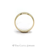 5.5mm 14k Yellow Gold Wedding Band with Beaded Edges - Thumbnail 2